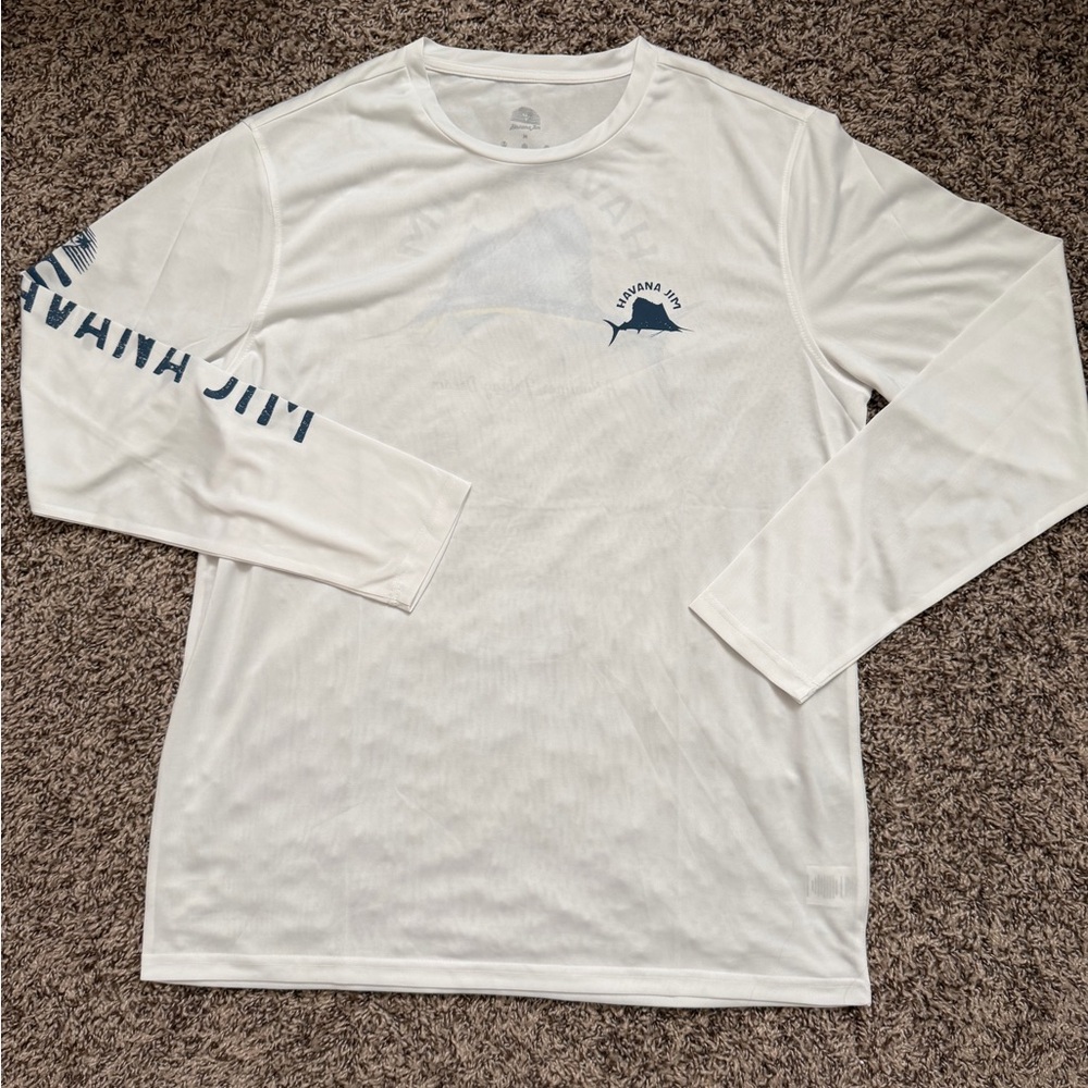 Mens White Long Sleeve Shirt
